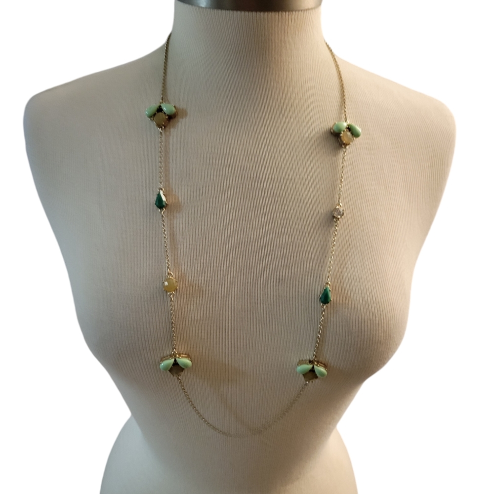 Ann Taylor Long Beaded Necklace